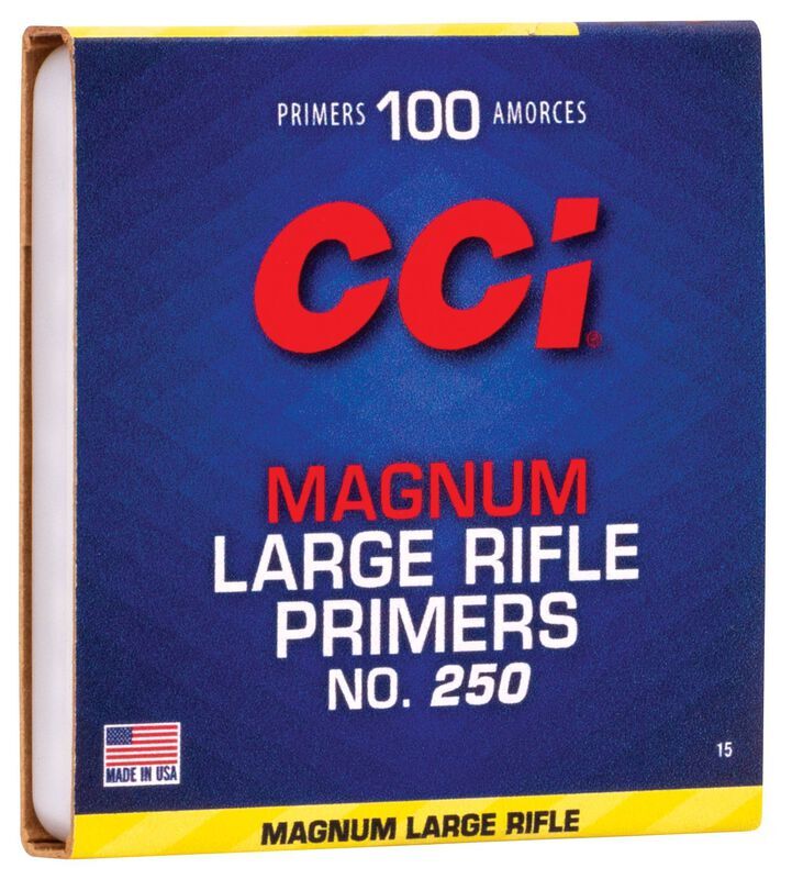 CCI Magnum Rifle Primer, Large Magnum Rifle, 100-Pk