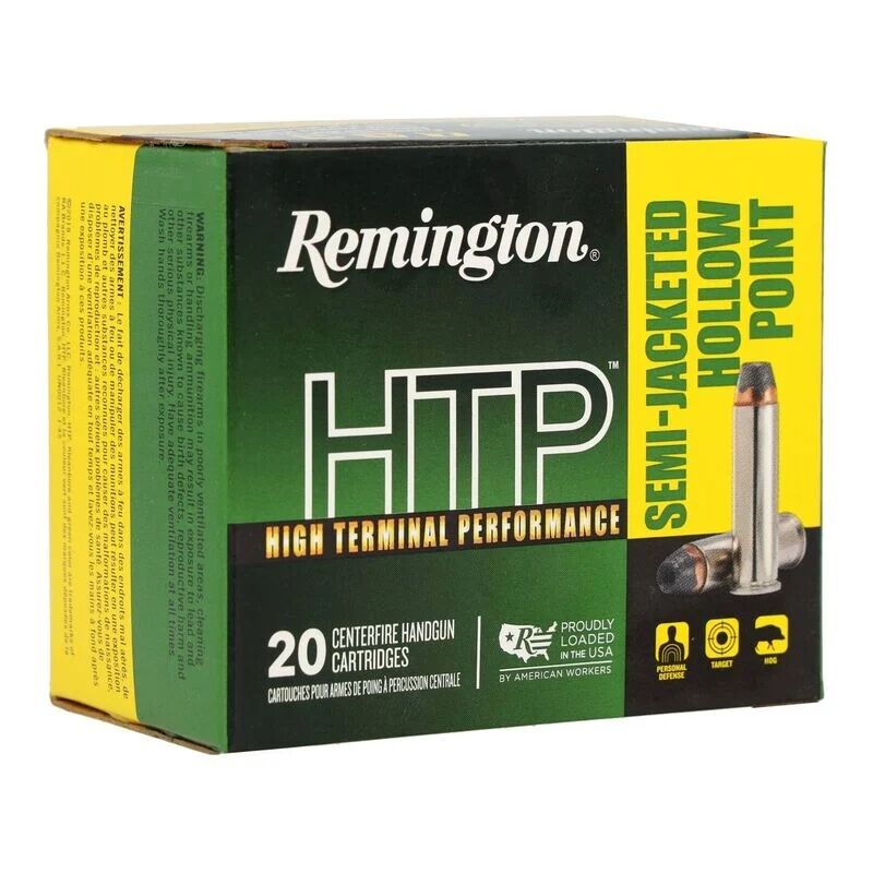 Remington High Terminal Performance .357 Mag, 158 Grain SJHP Pistol Ammo, 20-Rd