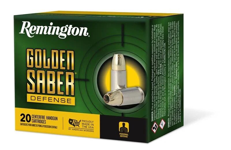 Remington Golden Saber Defense .38 Special +P, 125 Grain BJHP Ammo, 20-Rd