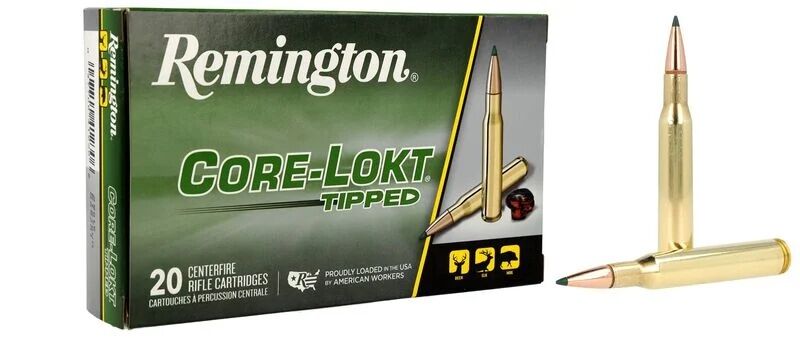 Remington Arms Core-Lokt Tipped .270 Win, 130 Grain Rifle Ammo, 20-Rd