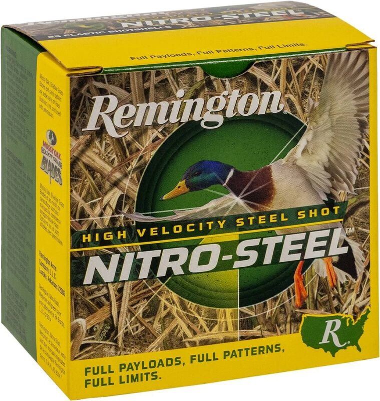 Remington Nitro-Steel 12 Gauge 3" #2 Shot, 1 1/4-Oz, 25-Rd