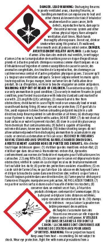 CCI Stinger .22 LR, 32 Grain Copper Plated Hollow Point Rifle Ammo, 50-Rd
