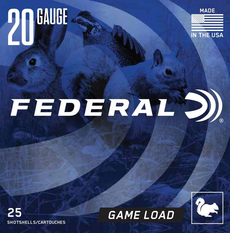 Federal Game Load Upland 20 Gauge 2 3/4" #6 Shot, 7/8-Oz, 25-Rd