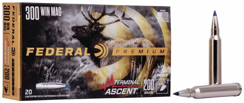 Federal .300 WIN MAG, 200 Grain, Terminal Ascent Ammunition - 20 Rounds