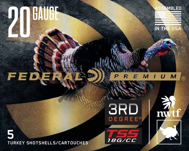 Federal 3rd Degree With Heavyweight TSS 20 Gauge 3" #5/#6/#7 Shot, 1 1/2-Oz, 5-Rd