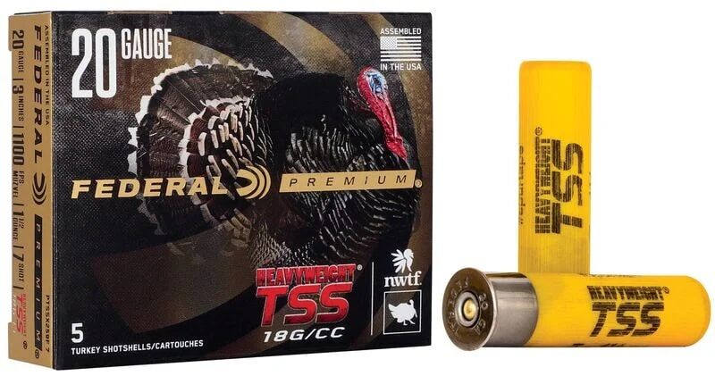 Federal Heavyweight TSS 20 Gauge 3" #7 Shot, 1 1/2-Oz, 5-Rd