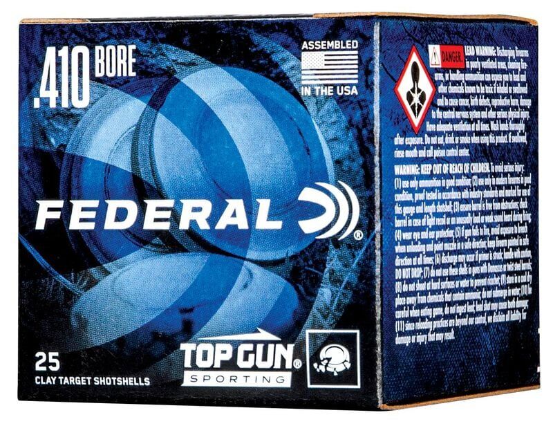 Federal Premium Top Gun .410 2 1/2-In Shot Gun Shells, 25-Rd