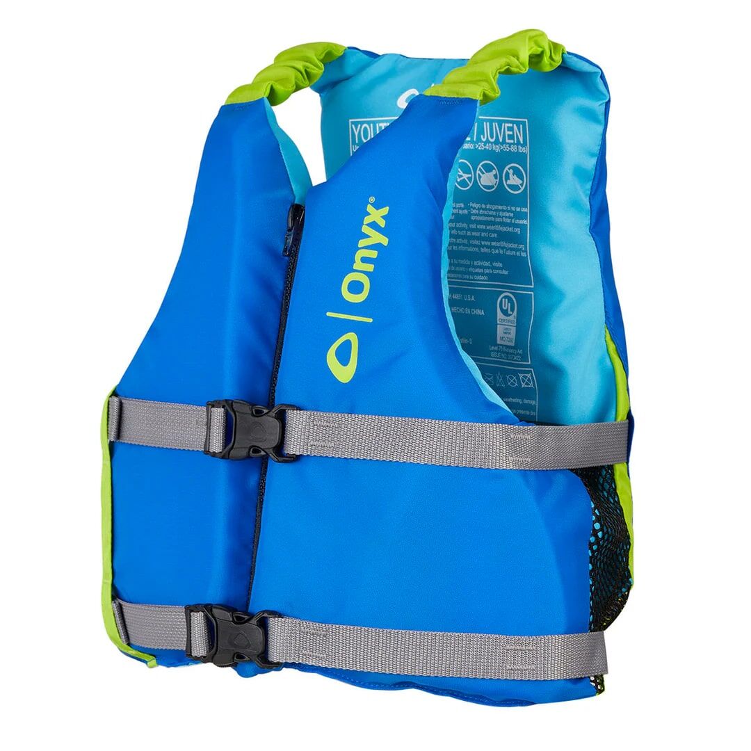Onyx Blue Youth Paddle Life Jacket