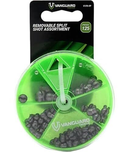 Vanguard Tackle Split Shot Assorted Large, 125-Pc
