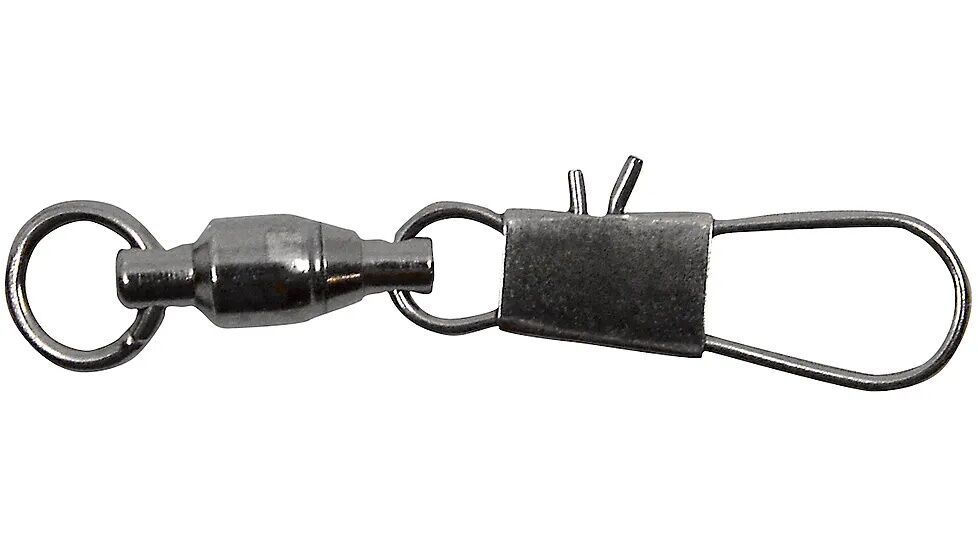 Vanguard Tackle Black Ball Bearing Swivel, Size 4, 2-Pk