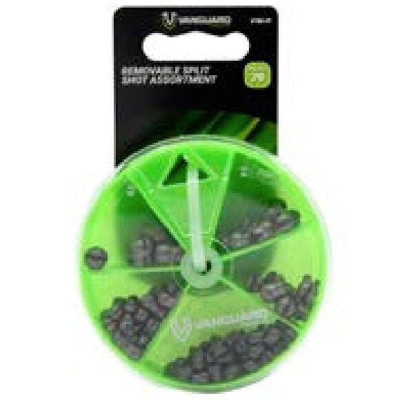 Vanguard Tackle Small Split Shot Sinker Assortment, 79-Pk