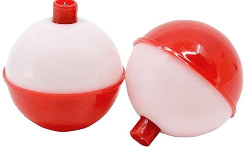 Vanguard Tackle Red And White Floats, 1-In, 3-Pk