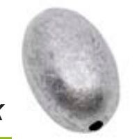 Vanguard Tackle Egg Sinkers, 1/2-In, 6-Pk