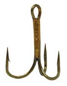 Vanguard Tackle Treble Bronze Hooks Size 8, 4-Pk