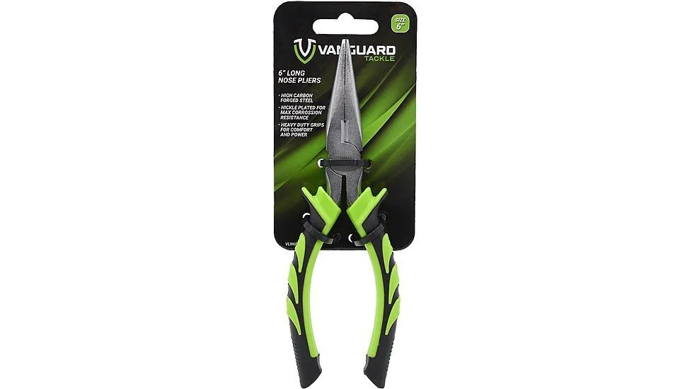 Vanguard Tackle Long Nose Pliers, 8-In