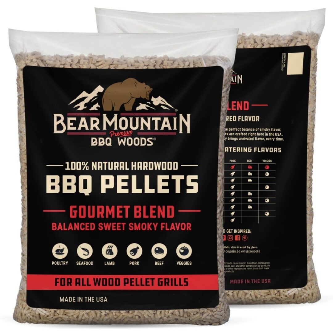 Bear Mountain Gourmet Blend BBQ Wood Pellets, 40 lb.