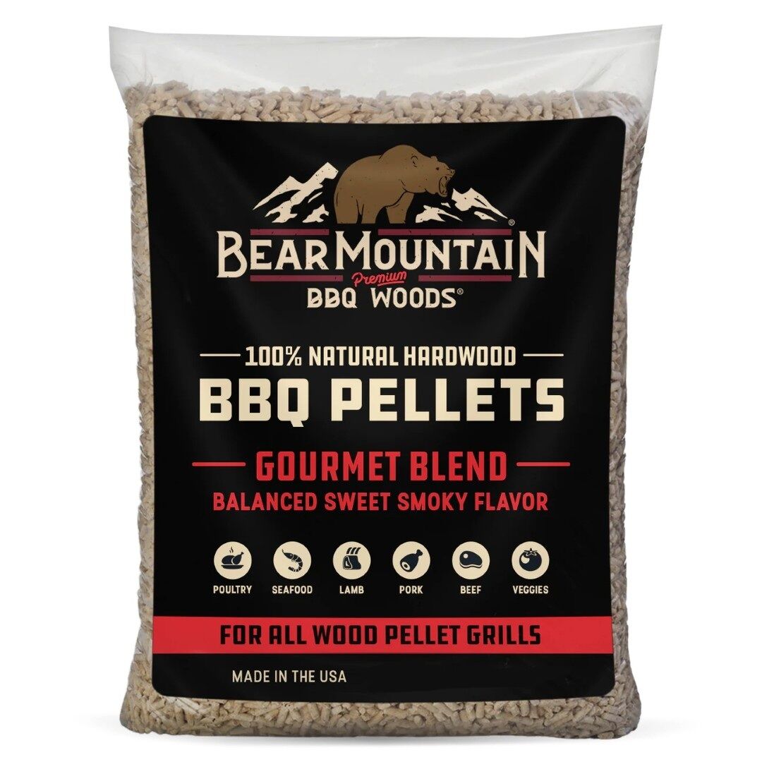 Bear Mountain Gourmet Blend BBQ Wood Pellets, 40 lb.