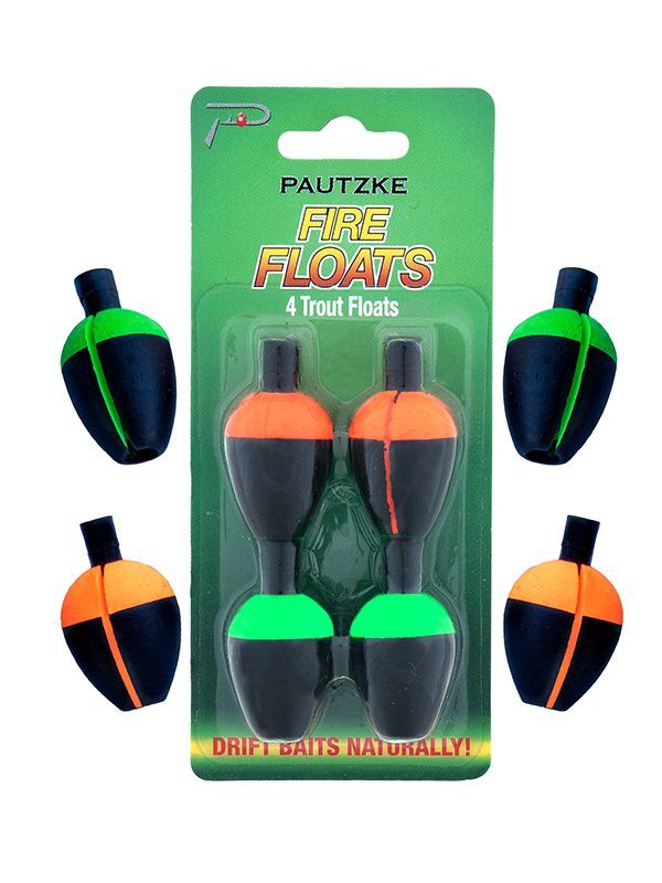 Pautzke Small Fire Floats, 4-Pk
