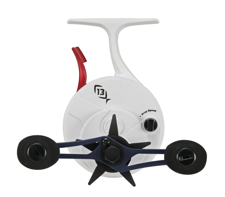 13 Fishing FreeFall Ghost Maverick Left Hand 2.5:1 Ratio Ice Reel