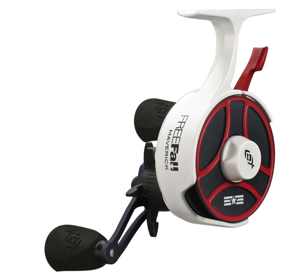 13 Fishing FreeFall Ghost Maverick Left Hand 2.5:1 Ratio Ice Reel