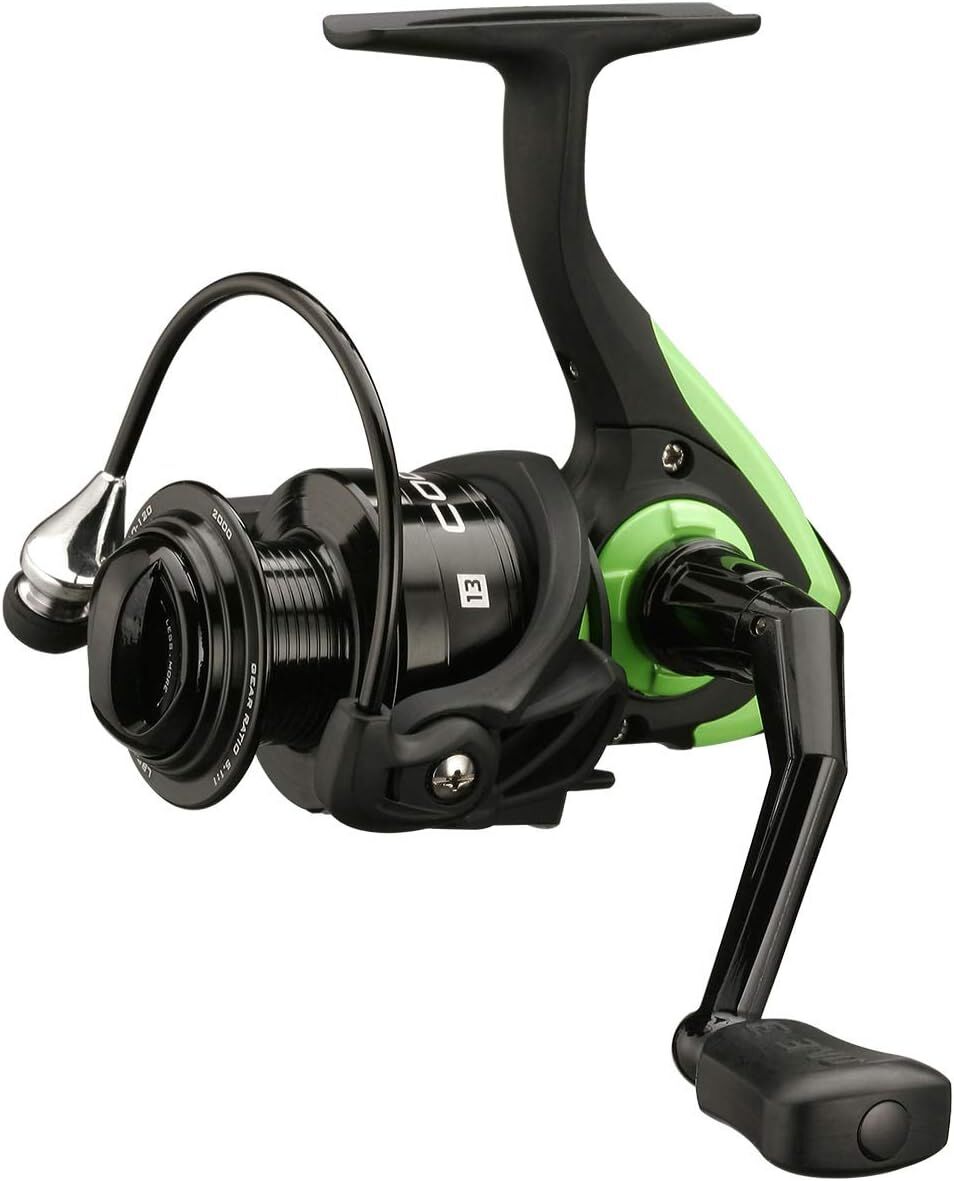 13 Fishing Code Neon Spinning Fishing Combo, 6-Ft 7-In