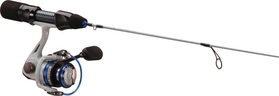 13 Fishin White Noise Ultra Light Ice Fishing Combo, 27-In