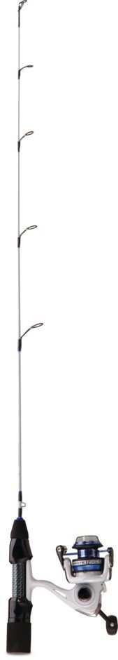 13 Fishin White Noise Ultra Light Ice Fishing Combo, 27-In