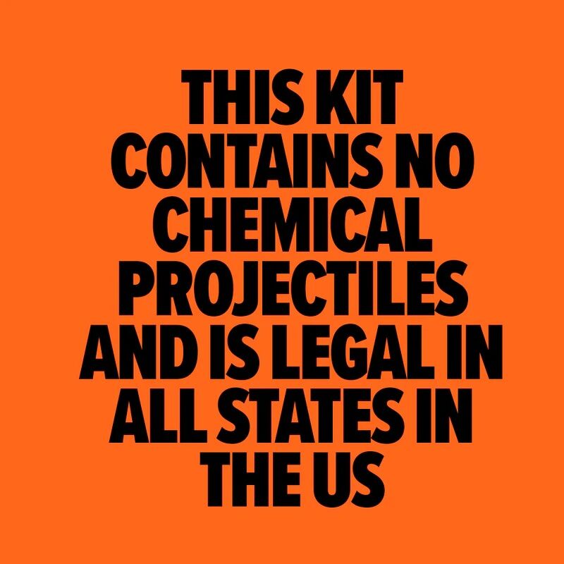 Byrna CL Safety Orange Launcher Universal Kit, 5-Rd