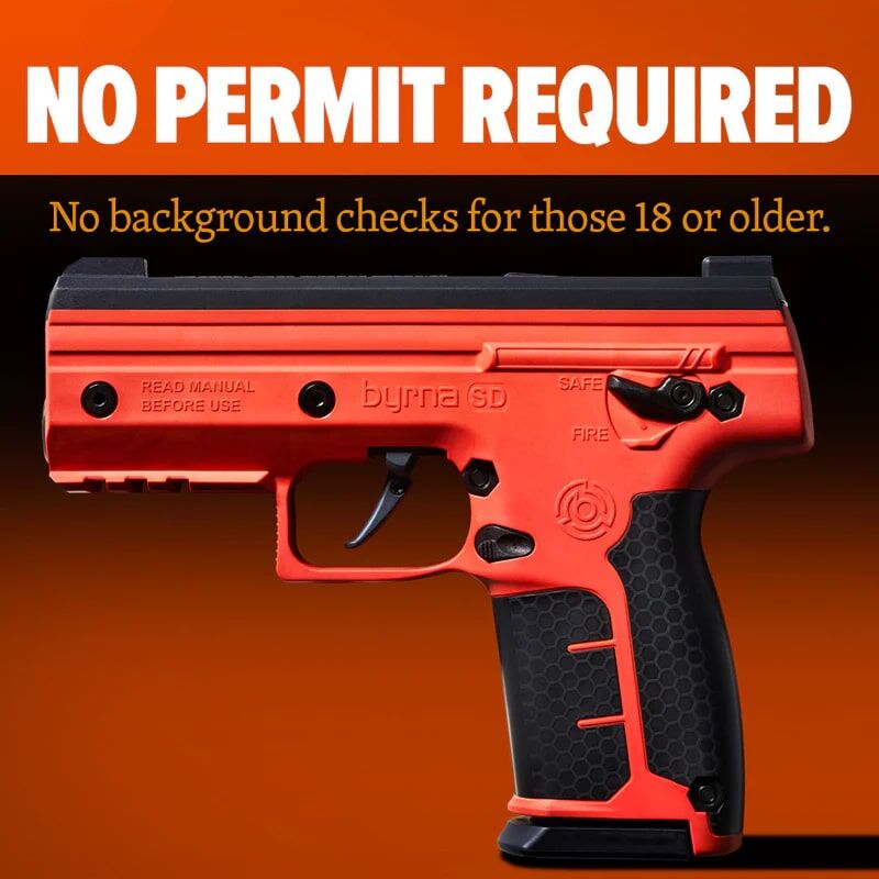 Byrna SD Launcher Safety Orange Universal Kit