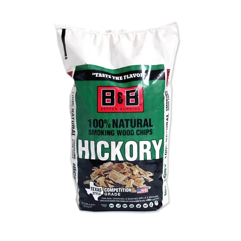 B&B Charcoal Hickory Smoking Wood Chips
