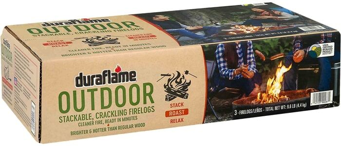 Duraflame Outdoor Firelogs, 3-Pk Heating Fuel