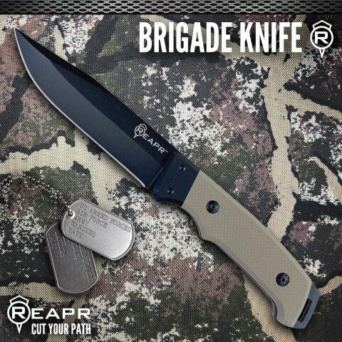 Reapr Brigade Fixed Blade Knife, 5-In