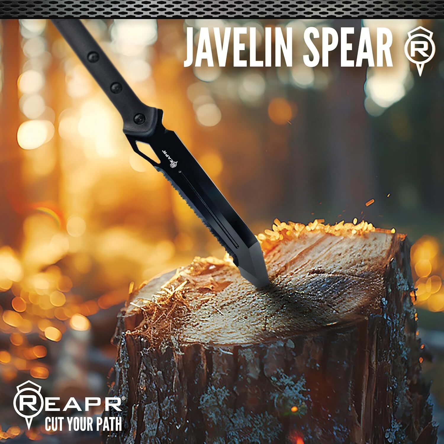 Reapr Javelin Serrated Spear, 8-In
