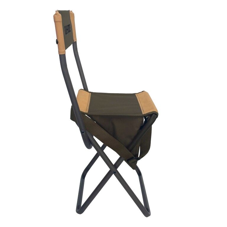 Duke + Boone Brown/Tan High Back Field Chair
