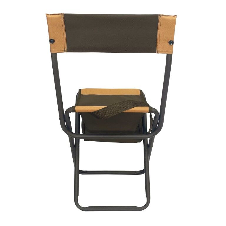 Duke + Boone Brown/Tan High Back Field Chair