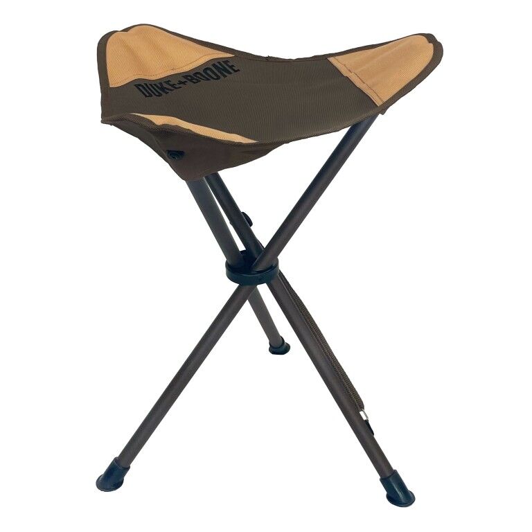Duke + Boone XL Brown/Tan Tri-Leg Stool
