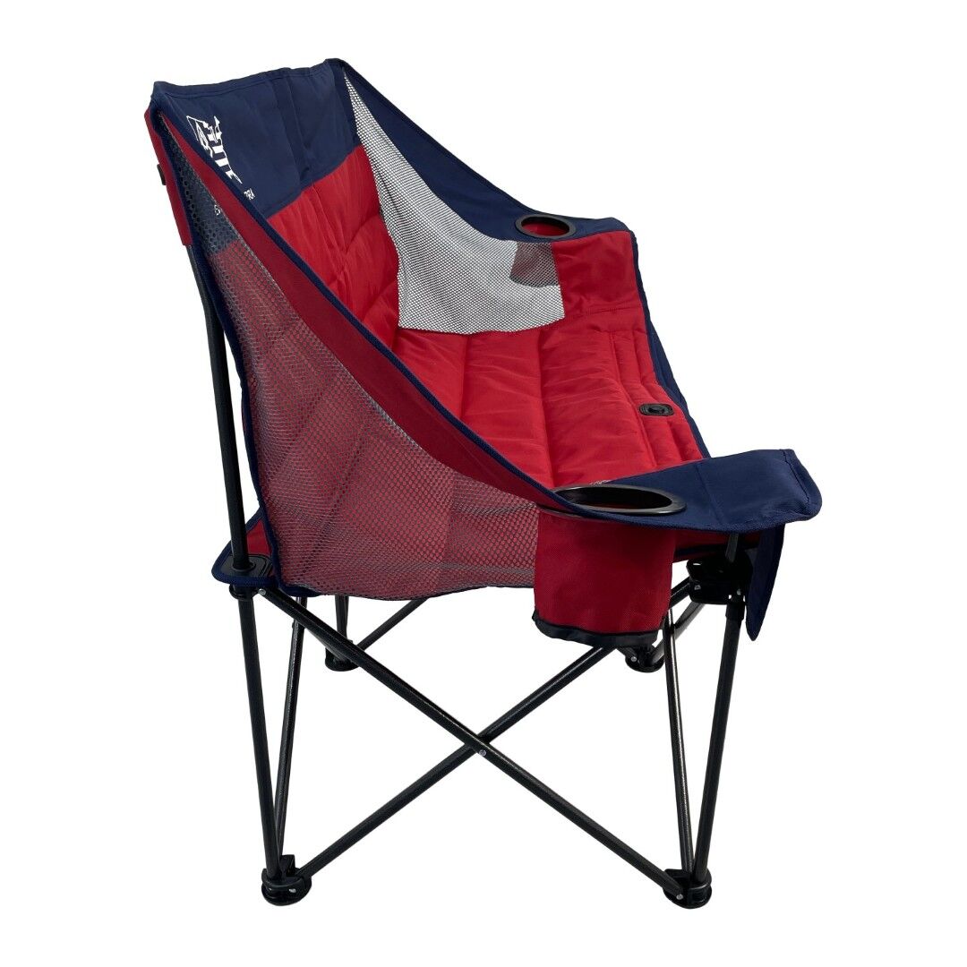 Black Sierra Red & Blue Doublewide Padded Sofa