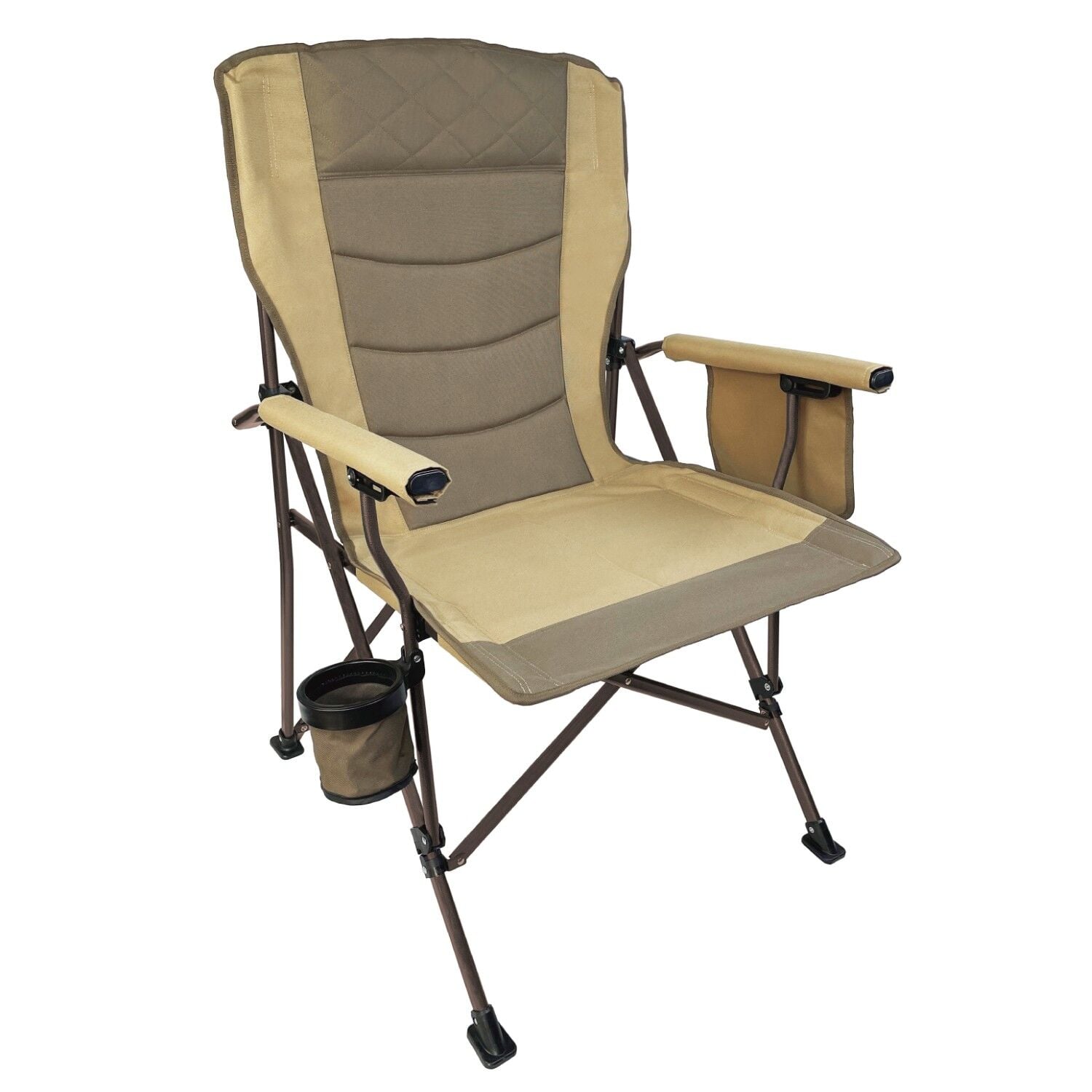 Black Sierra Traditions Tan Mesa Mammoth Hardarm Chair With Coastal Logo