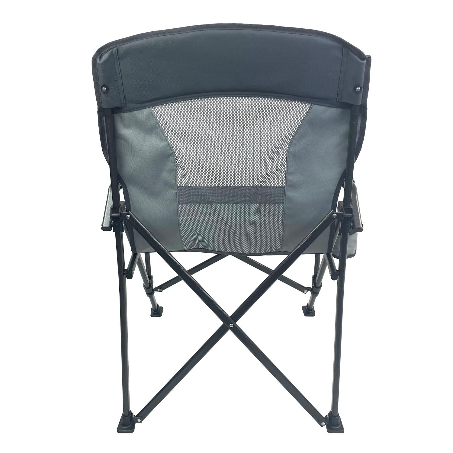 Outdoor Revival Gray Alpha Ventback Hardarm Chair