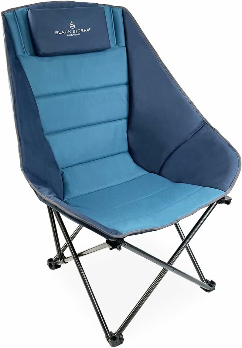 Black Sierra Chair Scoop Quad