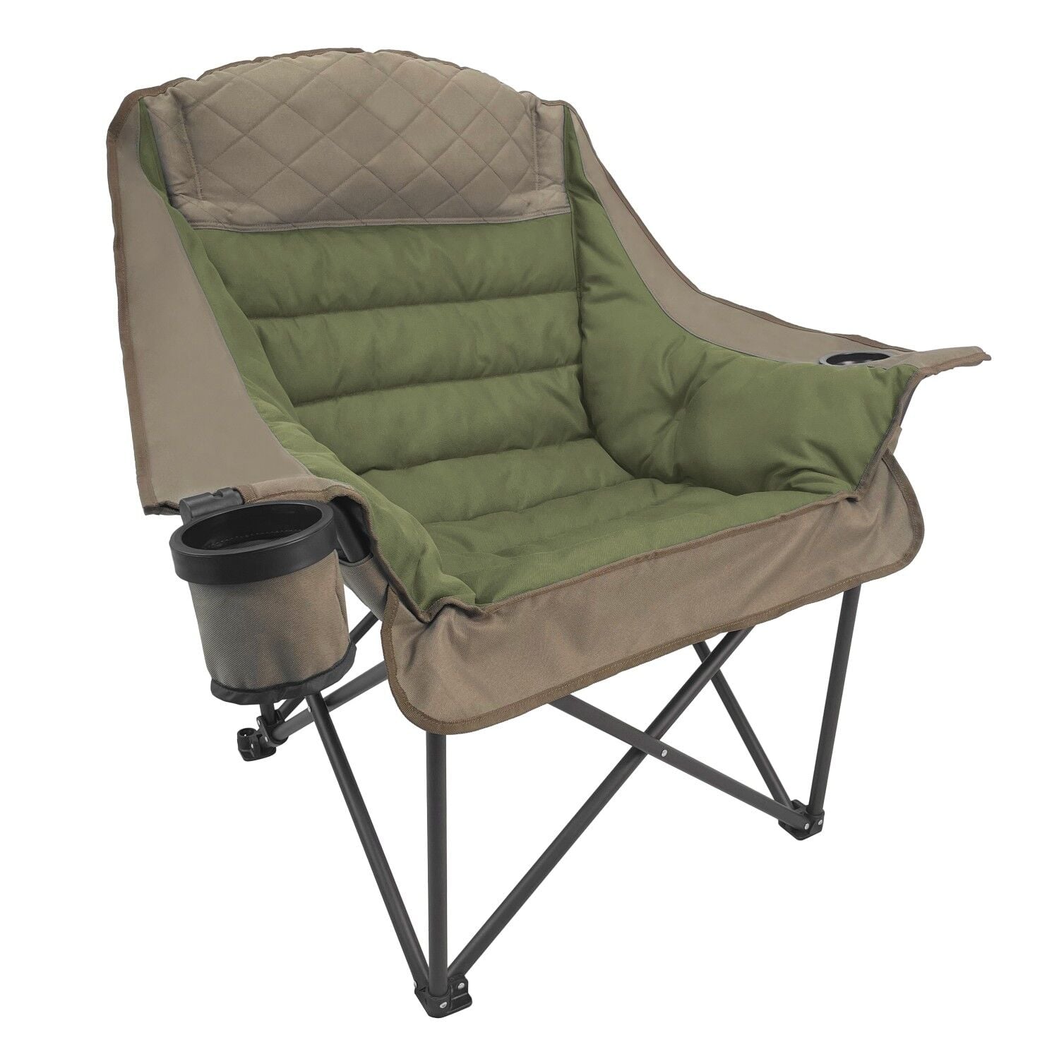 Black Sierra Traditions Green Comfort Cloud Chair With C-A-L Ranch Logo