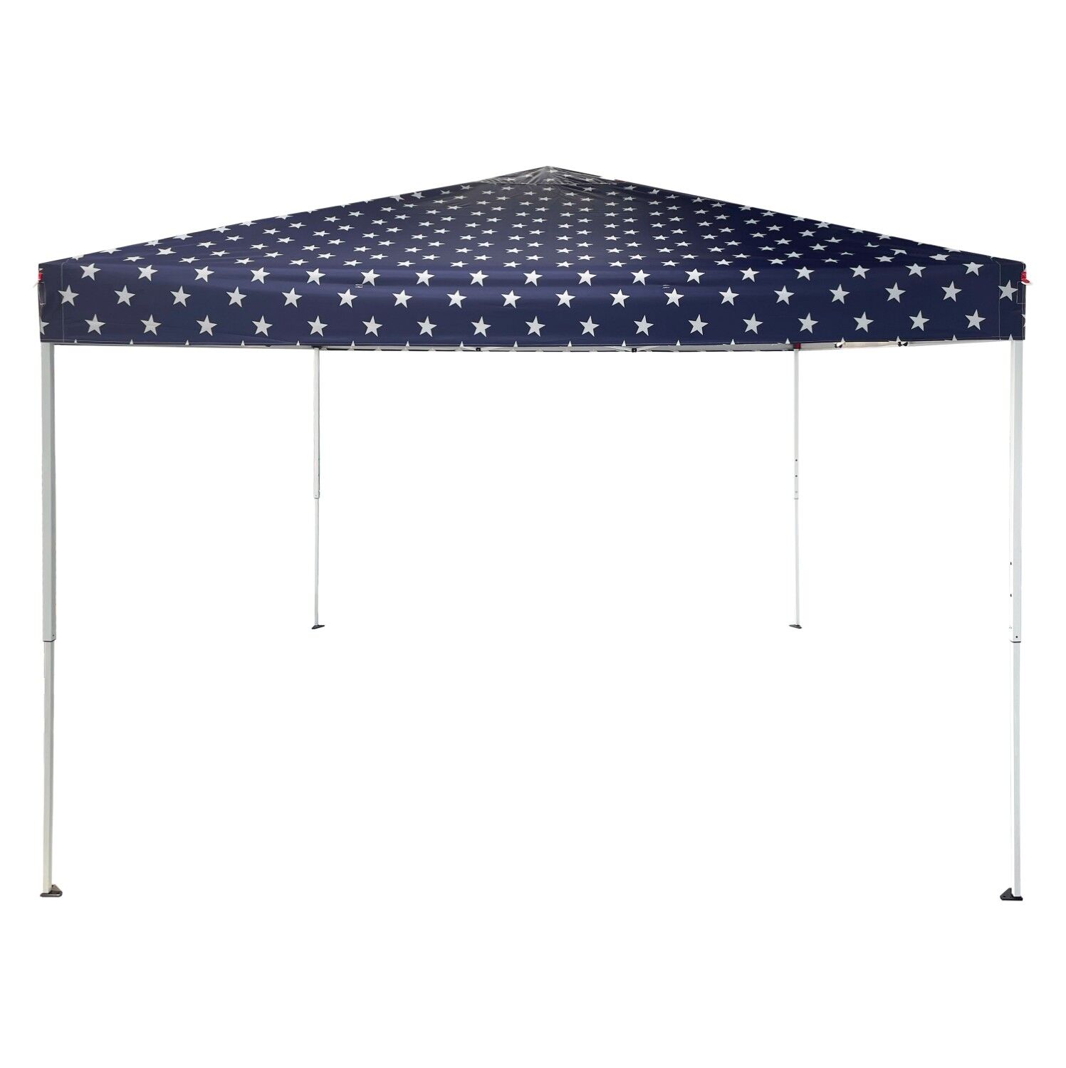 Black Sierra Stars & Stripes Straight Leg Canopy, 10 ft. x 10 ft.