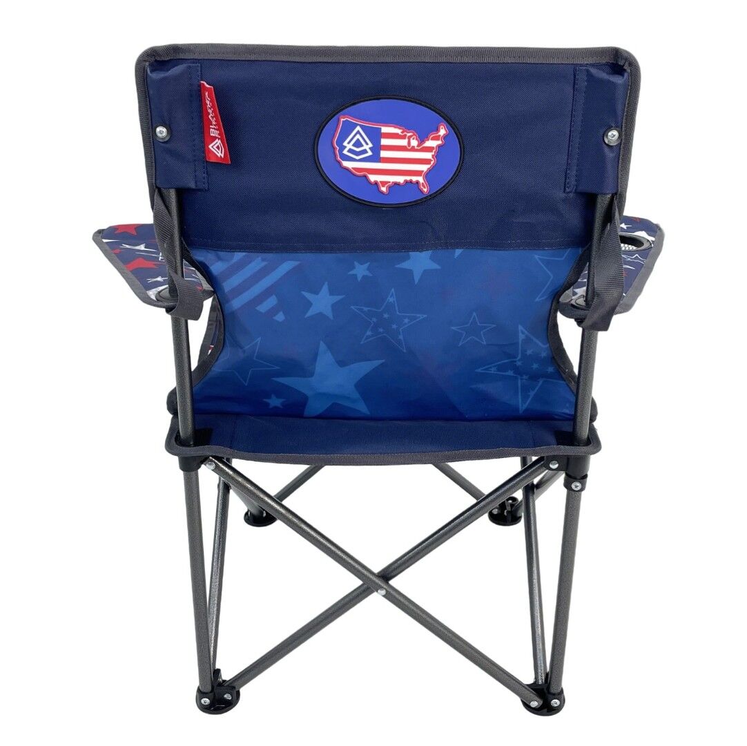 Black Sierra Stars & Stripes Junior Chair