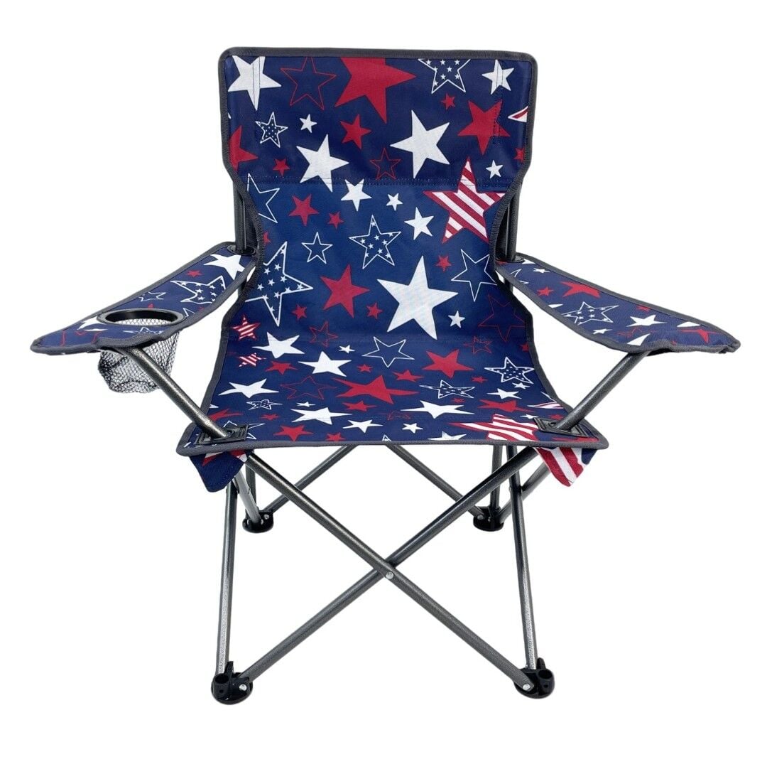 Black Sierra Stars & Stripes Junior Chair
