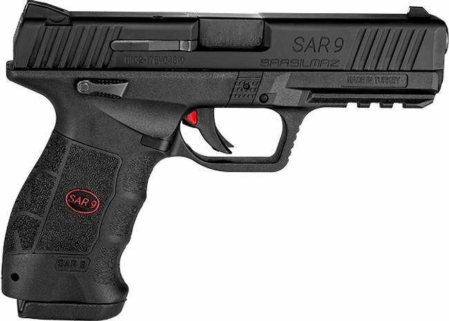 SAR USA SAR9 9mm Full Size Pistol, 17-Rd