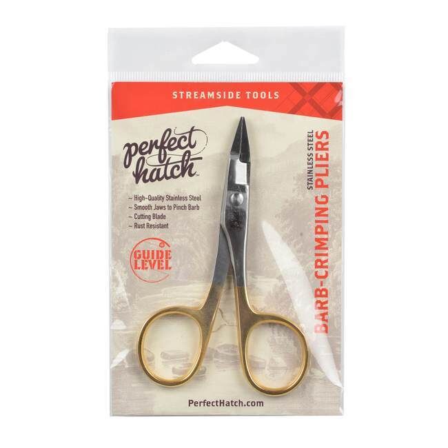 PerfectHatch Gold Handle Stainless Steel Straight Forceps, 5-In