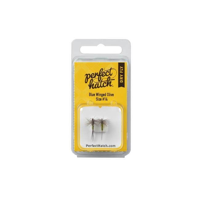 Perfect Hatch Dry Blue Winged Olive Fly Hook, #14