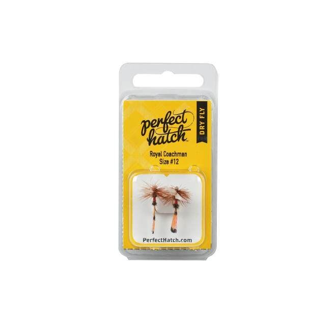 Perfect Hatch Dry Royal Coachman, #12, 2-Pk