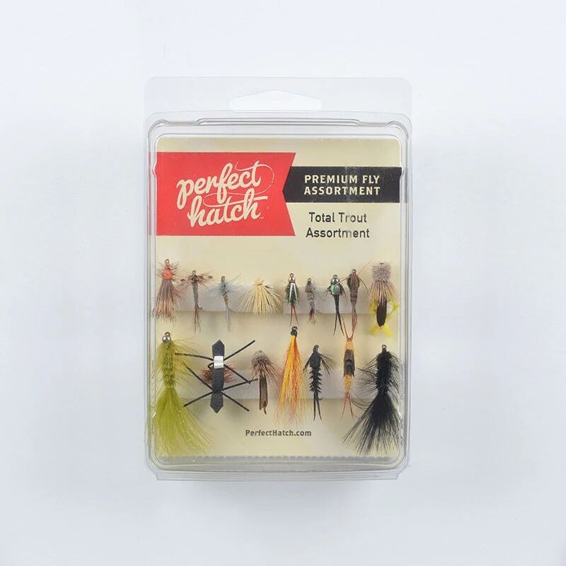 Perfect Hatch Total Trout Fly Hook Assortment, 16-Pk