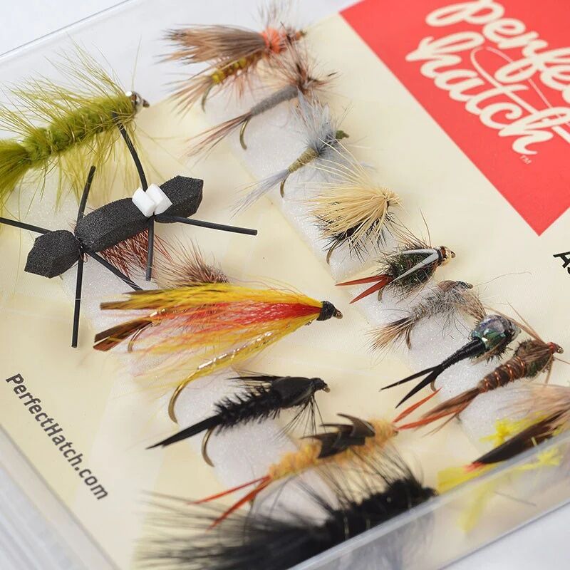 Perfect Hatch Total Trout Fly Hook Assortment, 16-Pk